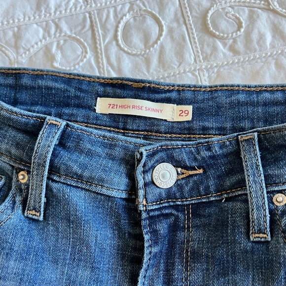 721 High Rise Skinny Levi’s Jeans - Picture 1 of 4